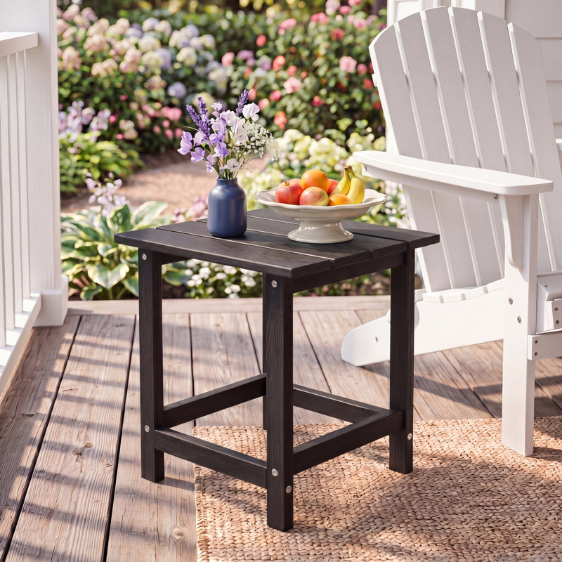 Table de bout pour l'extérieur Adirondack, Noir
