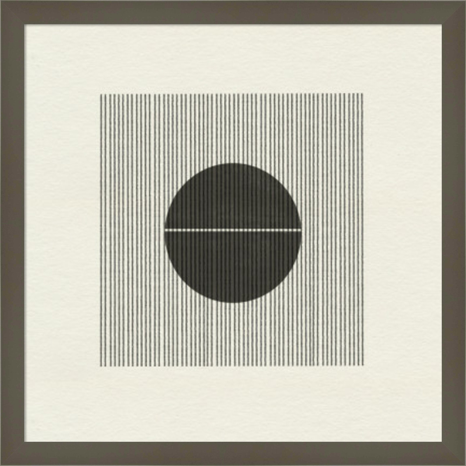 Paper Object No 5 by The Miuus Studio, 17" H x 17" W x 1" D, Gray