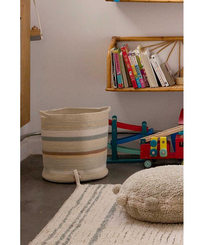 Reversible Fabric Decorative Basket