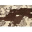 Tapis oriental abstrait patiné noué à la main de conception unique 6 pi x 9 pi 1 po