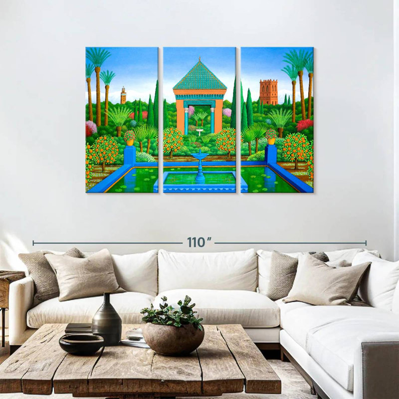 Rorry Marjorelle Oranges, 48" H x 74" W