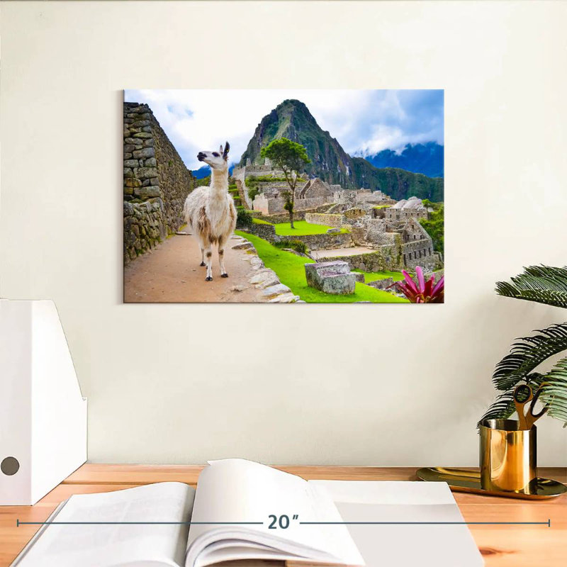 Brampt Peru Llama, 8" H x 12" W