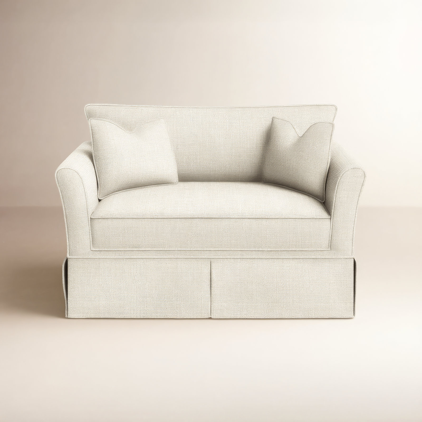Shelby Chair and a Half, Conversation Pearl Basketweave