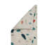 Terrazzo Cotton Abstract Area Rug in White/Red/Blue/Beige