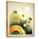 «Dreamscape» rétro, abstrait, minimalisme, orange et vert - Impressions murales modernes de style Mid-Century