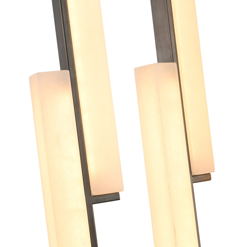 Linear Island Pendant - Forged Bronze
