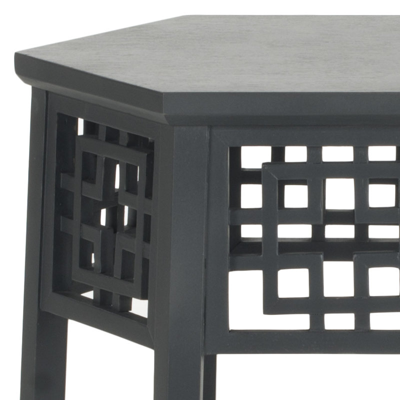 table de bout Shirlene, Gris foncé