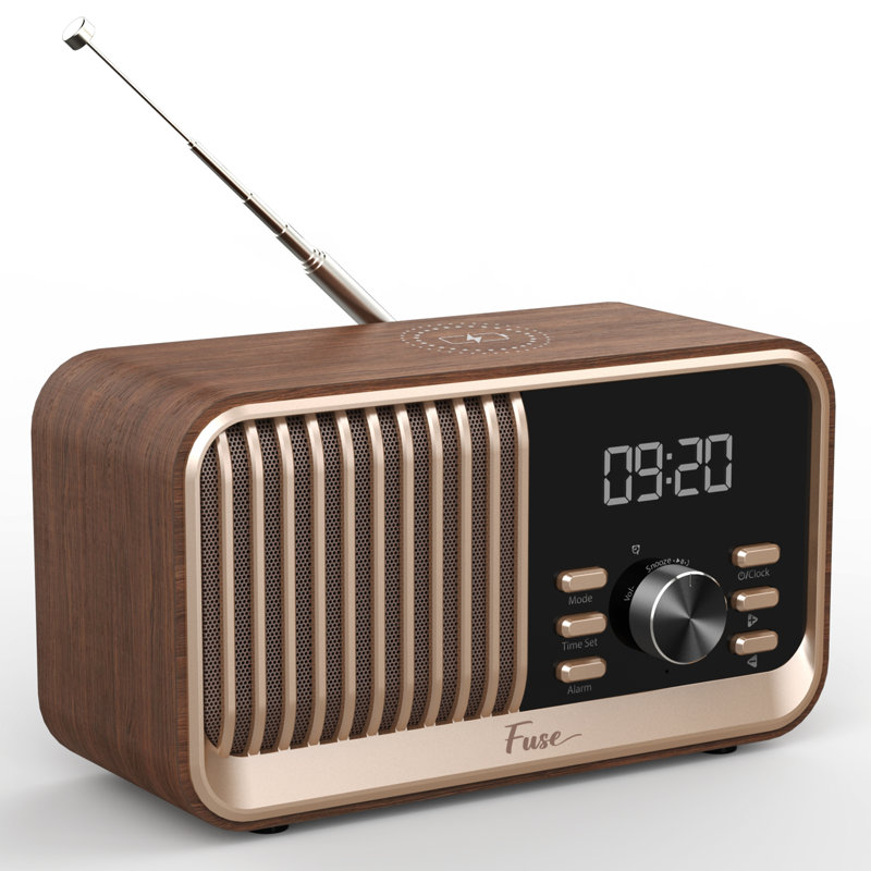 Haut-parleur de radio Bluetooth Fuse Hark avec chargeur sans fil 10 W