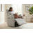 Upholstered Power Rock Swivel Recliner Chair-925351749