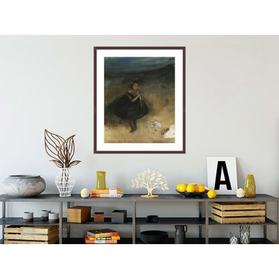 «Dancer with a Bouquet» par Edgar Degas, impression giclée encadrée