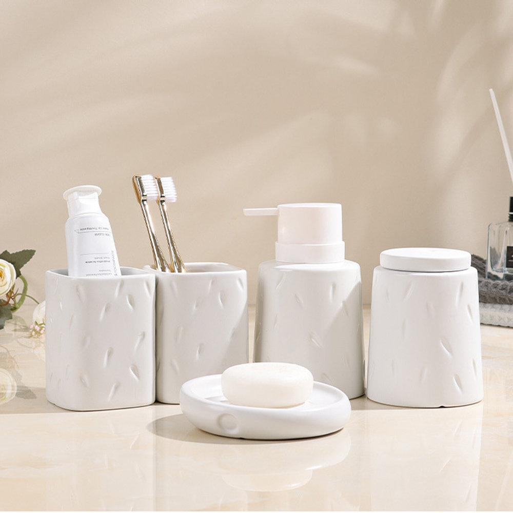 Hokku Designs 5 Pieces Bathroom Accessories Complete Set | Wayfair