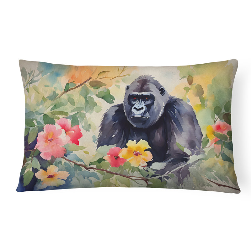 Gorilla Throw Pillow