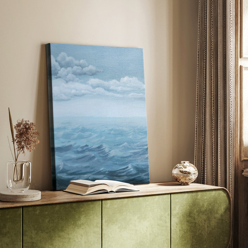 Roiling Sea I -Galery Enveloppé Cavas, H 48 po x l 32 po