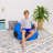 Bean Bag Chair for Kids, Teens, and Adults - Filled with Soft Beads, Includes Removable and Machine Washable Cover - Multiple Colors, Sizes and Fabrics including Soft Nylon & Canvas with Patterns-1783236404-1785356745