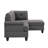 2-Piece Upholstered Sectional With Geometric Tufting And Solid Pattern, Comfortable And Stylish For Modern Living Spaces-1134900984