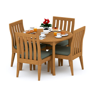 Ensemble repas extérieur pour 4 personnes Caranas
