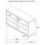 Ensemble de chambre à coucher pour très grand lit 4 pièces Harbington-1119842321-1119842318