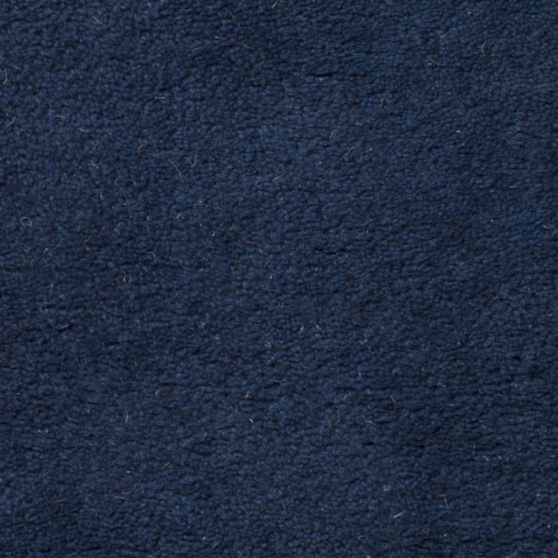 Handmade Blue Wool Tufted Rectangular Area Rug, 5' x 8'