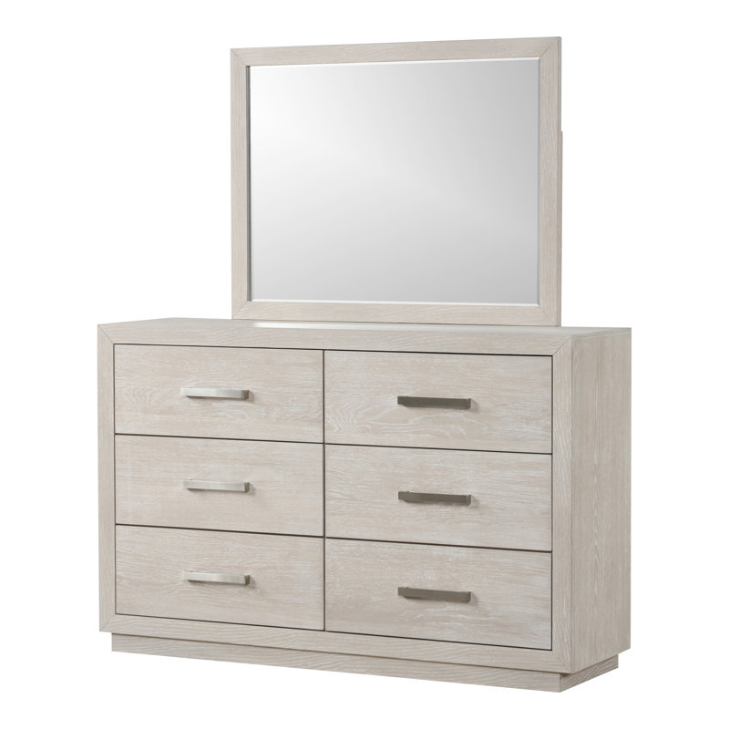 Ensemble de commode et miroir 2 pièces Ritzman Emiyah