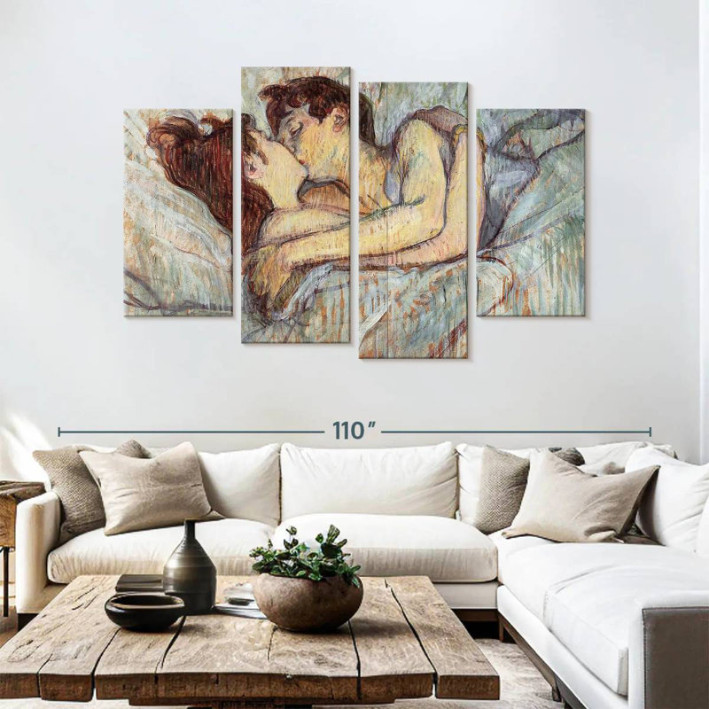 Baiser persistant, H 54 po x l 84 po