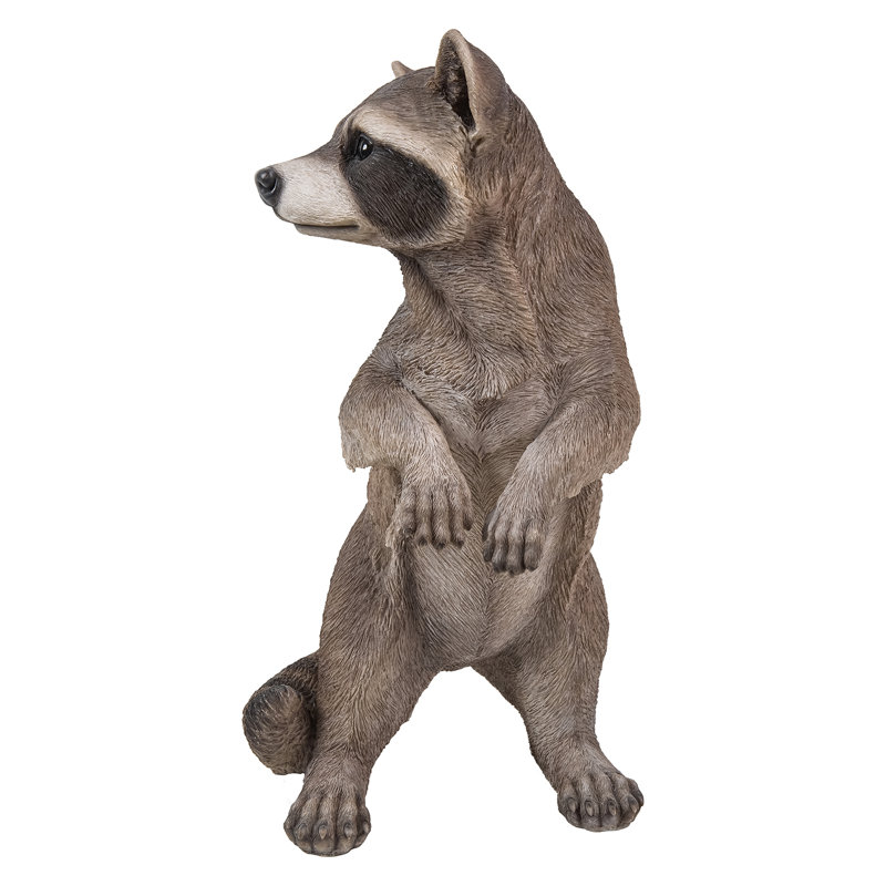 Standing Raccoon Figurine