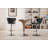 Adjustable Swivel Barstool With Chrome Base-879709742