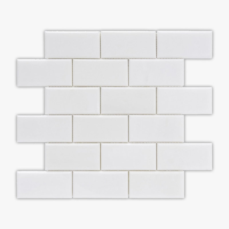 2 in. x 4 in. Marble Tile