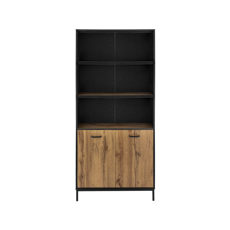 Alinde 180.5cm H x 80cm W Standard Bookcase