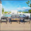 Ensemble de canapé d'extérieur en fer multi-personnes avec table A, décoration en rotin, imperméable, antirouille, adapté au jardin, à la pelouse-1737646391