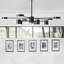 10 - Light LED Sputnik Modern Linear Chandelier