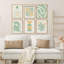 «Mid Century Modern Matisse Green Abstract Boho-101825580-101825577