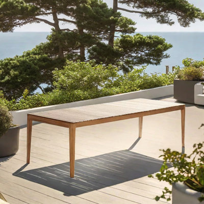 Outdoor Recreation Patio Sofa Rectangular 59.06'' L x 31.5'' W Outdoor Dining Table