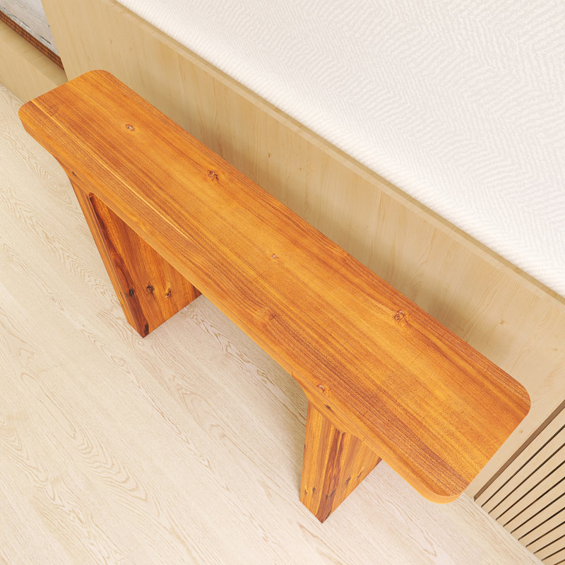 Console 60,00 po avec pieds de plancher, Naturel
