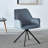 Modern Desk Chair No Wheel, Ergonomic Office Chair Home Office Upholstered Chair,  Computer Chair For Bedroom, Reception Room, Living Room With Metal Legs