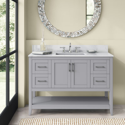 Ensemble de meuble-lavabo simple 48 po Scottsbluff