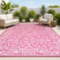 Fuchsia/Light Gray