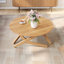Table basse Transformer avec fonction 2 en 1 et mécanisme de hauteur réglable pour des espaces de vie polyvalents