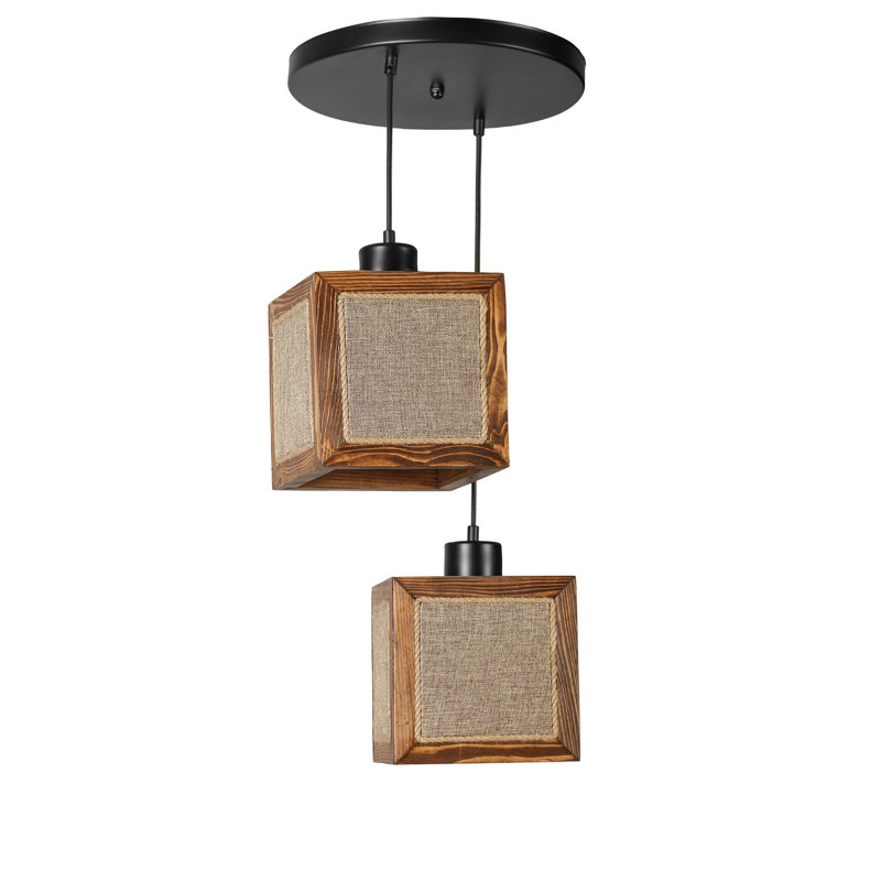 Chandle Chandelier, Walnut