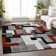 Premium Machine Washable Prisco Gray Rug