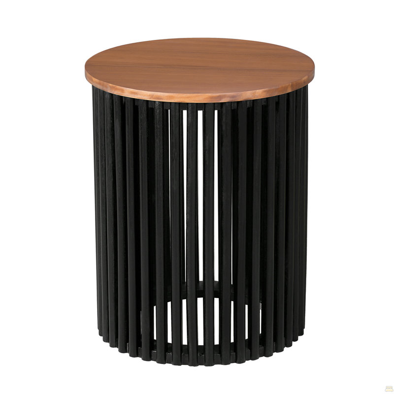 Acacia Solid Wood Side Table