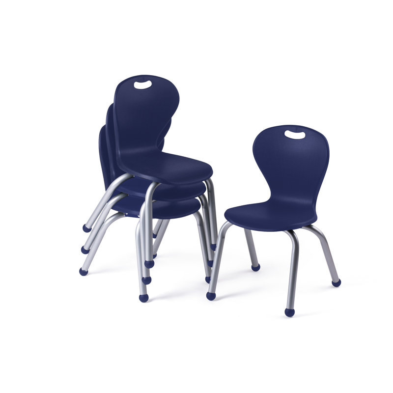 Ensemble de table et de chaises - Chaise 12 po ZUUL - Table 24 x 48 - Pieds larges, Gris te bleu