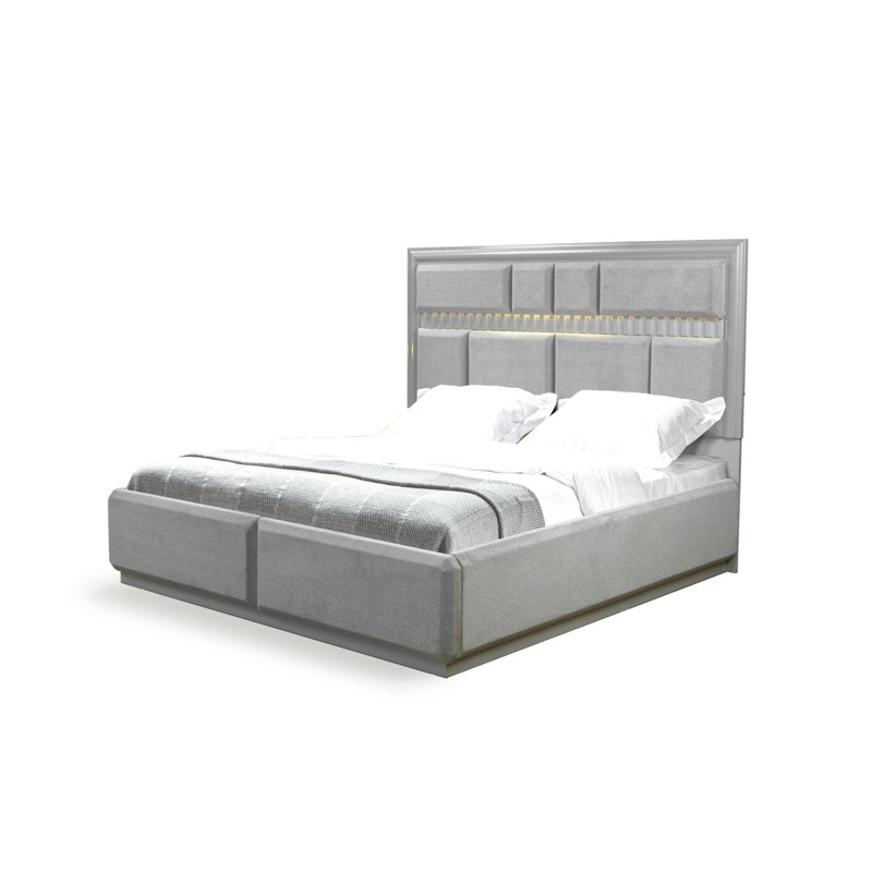 Structure de lit avec tête de lit Upholstedred