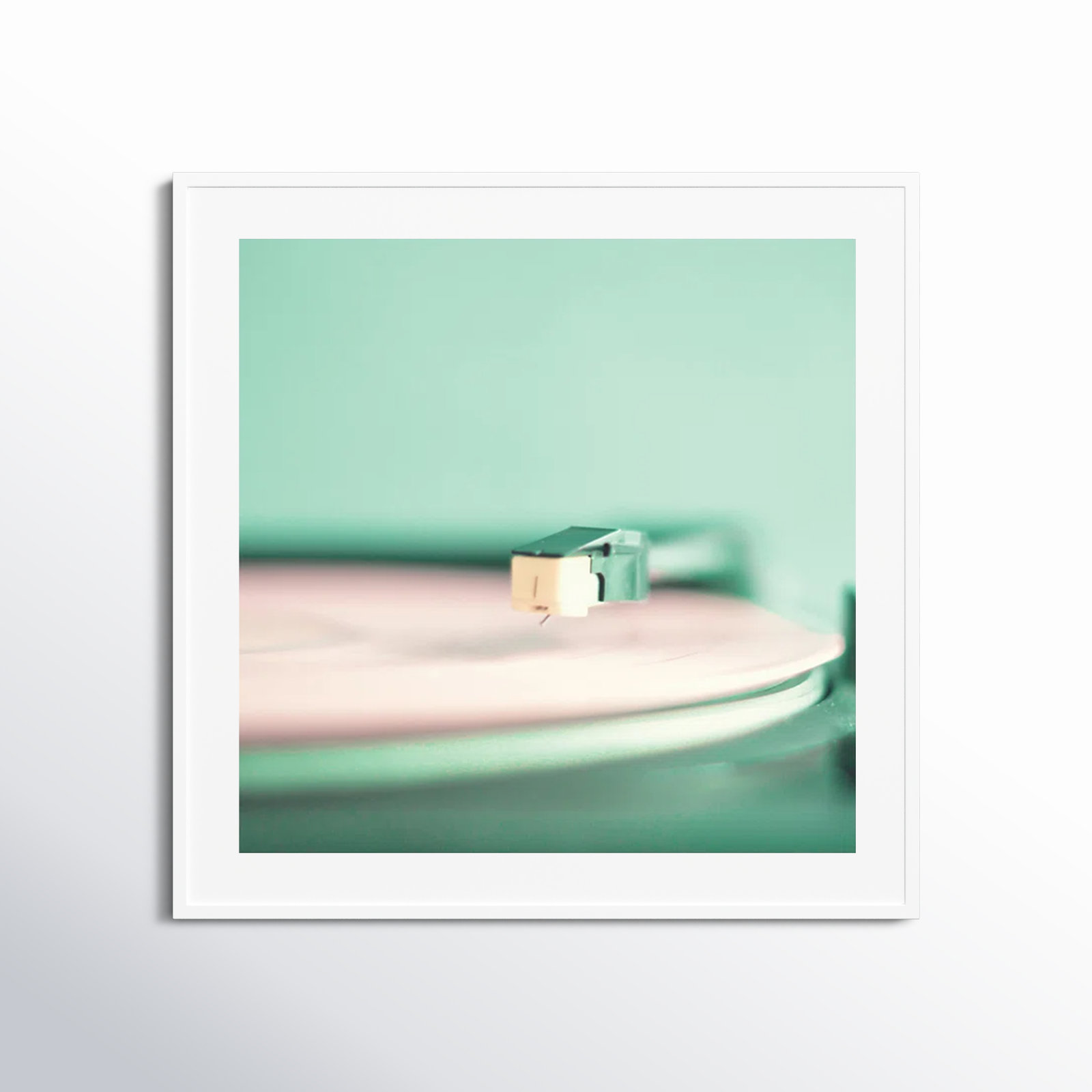 Analogue by Caroline Mint, White, 41.25" H x 41.25" W x 0.88" D