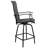 Corchado All-Weather PVC-Coated Polyester Swivel Patio Bar Height Stools with High Back and Armrests-1722881028