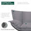 Fauteuil de jeu double rembourré de 63 po