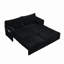 Canapé-lit convertible 3-en-1 avec poche latérale et ports USB, canapé-lit escamotable en velours côtelé moderne 73 po pour le salon, petit espace-124082529
