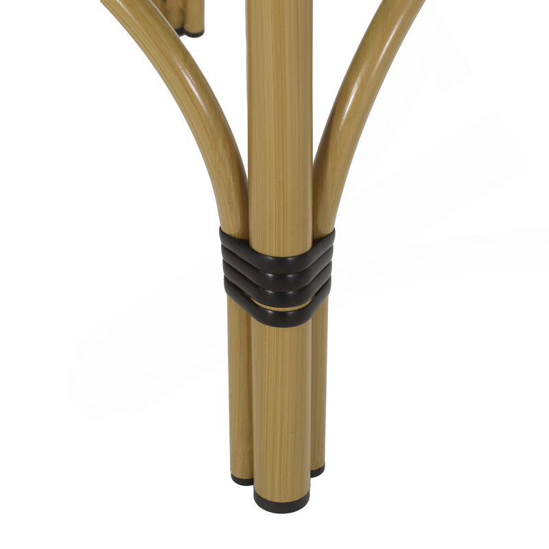 Tabouret de bar (ensemble de 2), Noir / blanc
