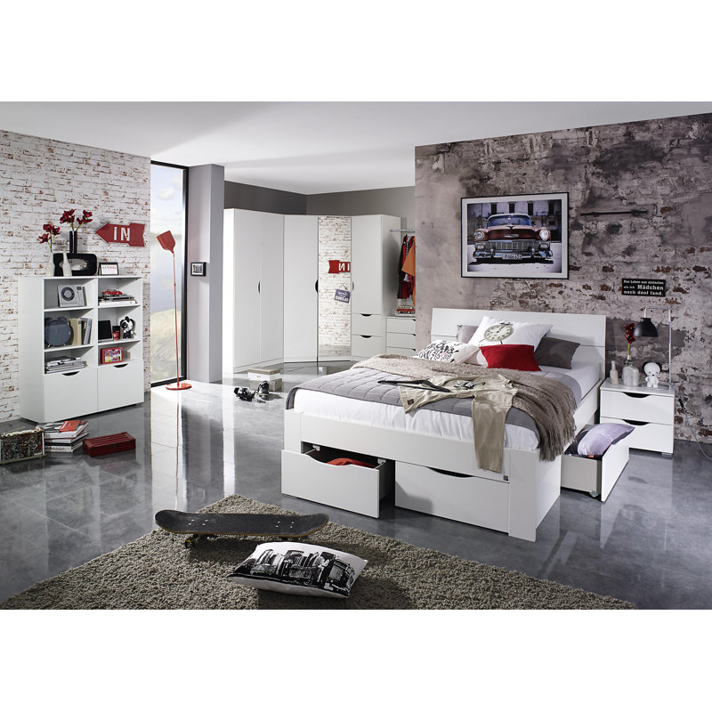 Alvara 2 Drawer Bedside Table