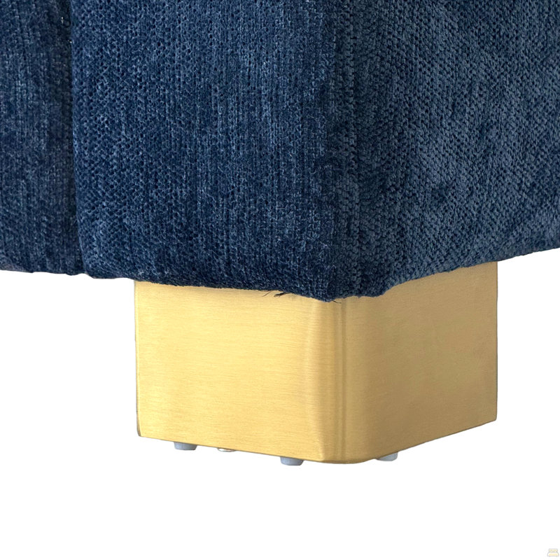 Chenille Upholstered Couch