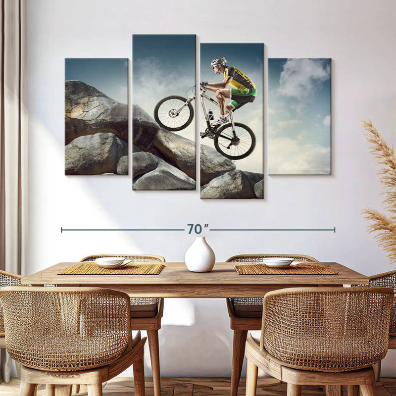 Mehar Cyclist Uphill, H 42 po x l 68 po